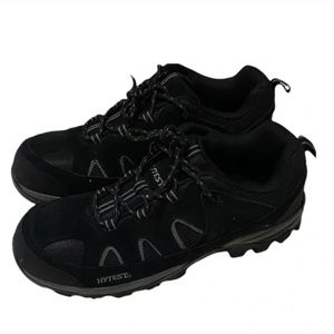 Hytest multi sport steel toe leather work shoes black size 12 M